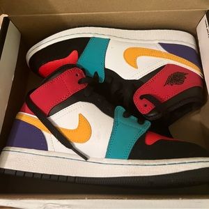 Air Jordan 1 mid “What The”, size 4.5,worn